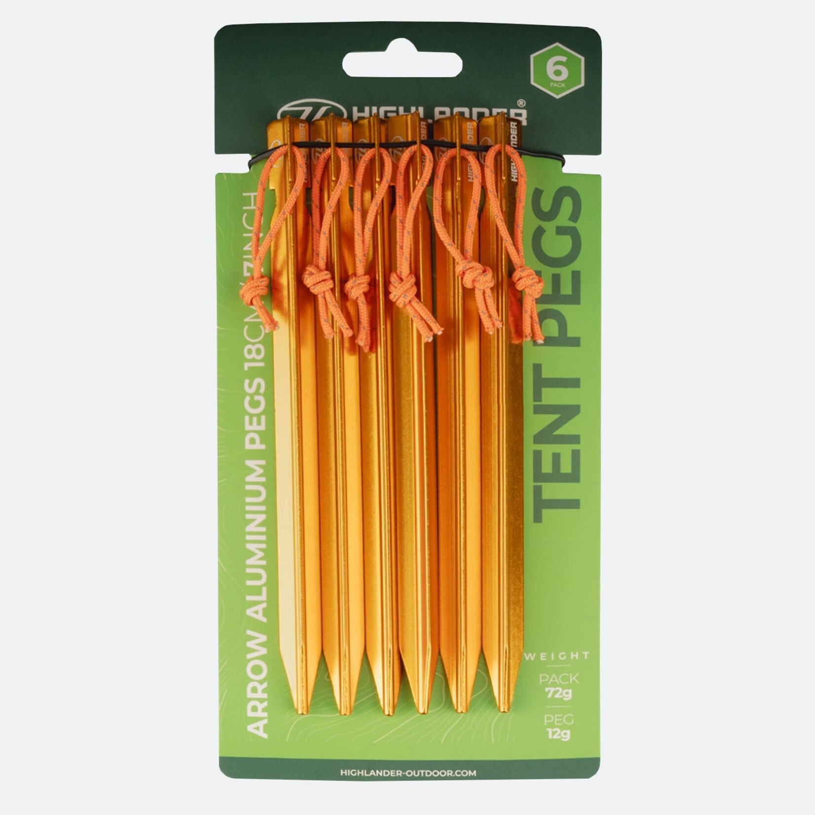 Arrow Aluminium Pegs 18cm (SET van 6)