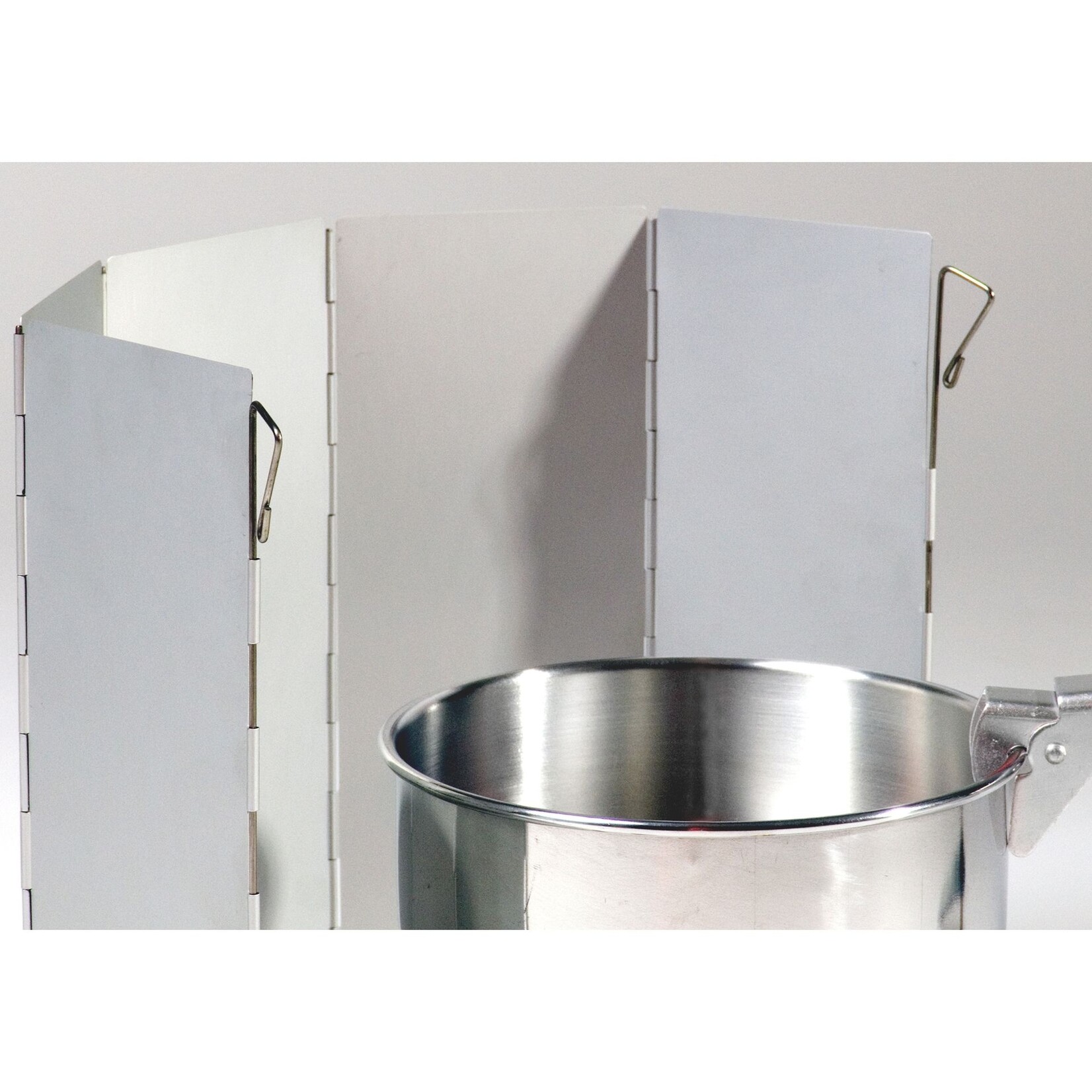 5 Lamellen kook windscherm (49 x 26 cm)