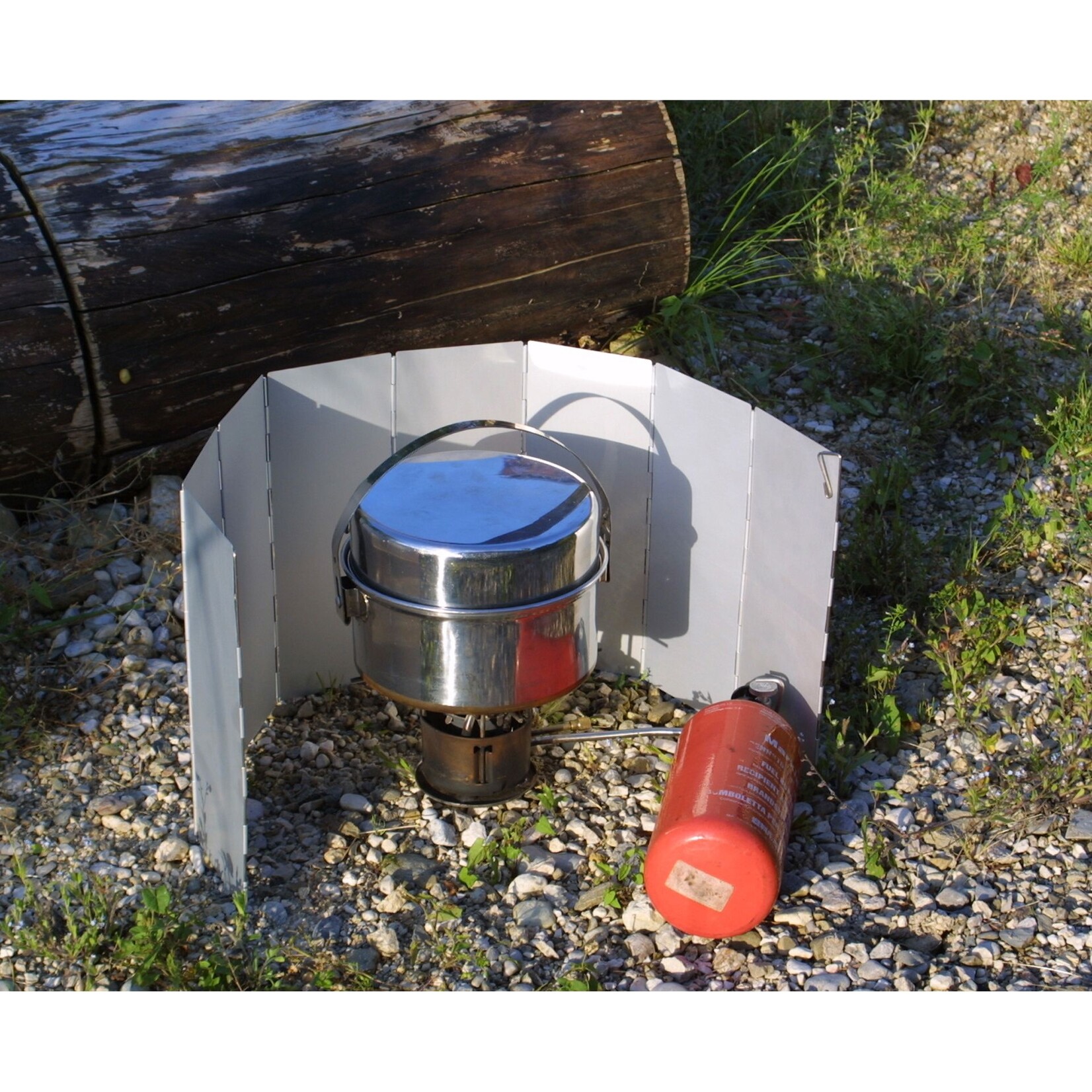 8 Lamellen-Kochwindschutz (78 x 26 cm)