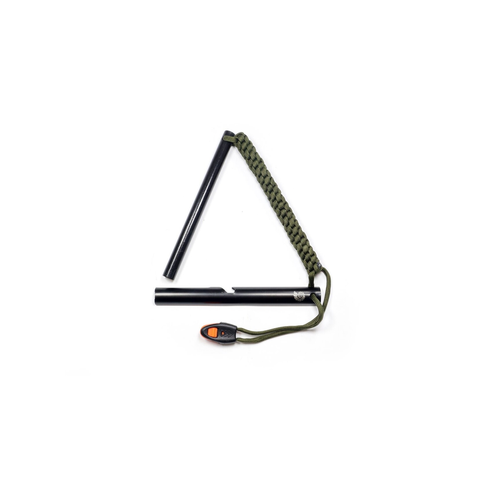 Feuerstahlstab (Ø 1,2x15 cm) mit Paracord und Stürmer