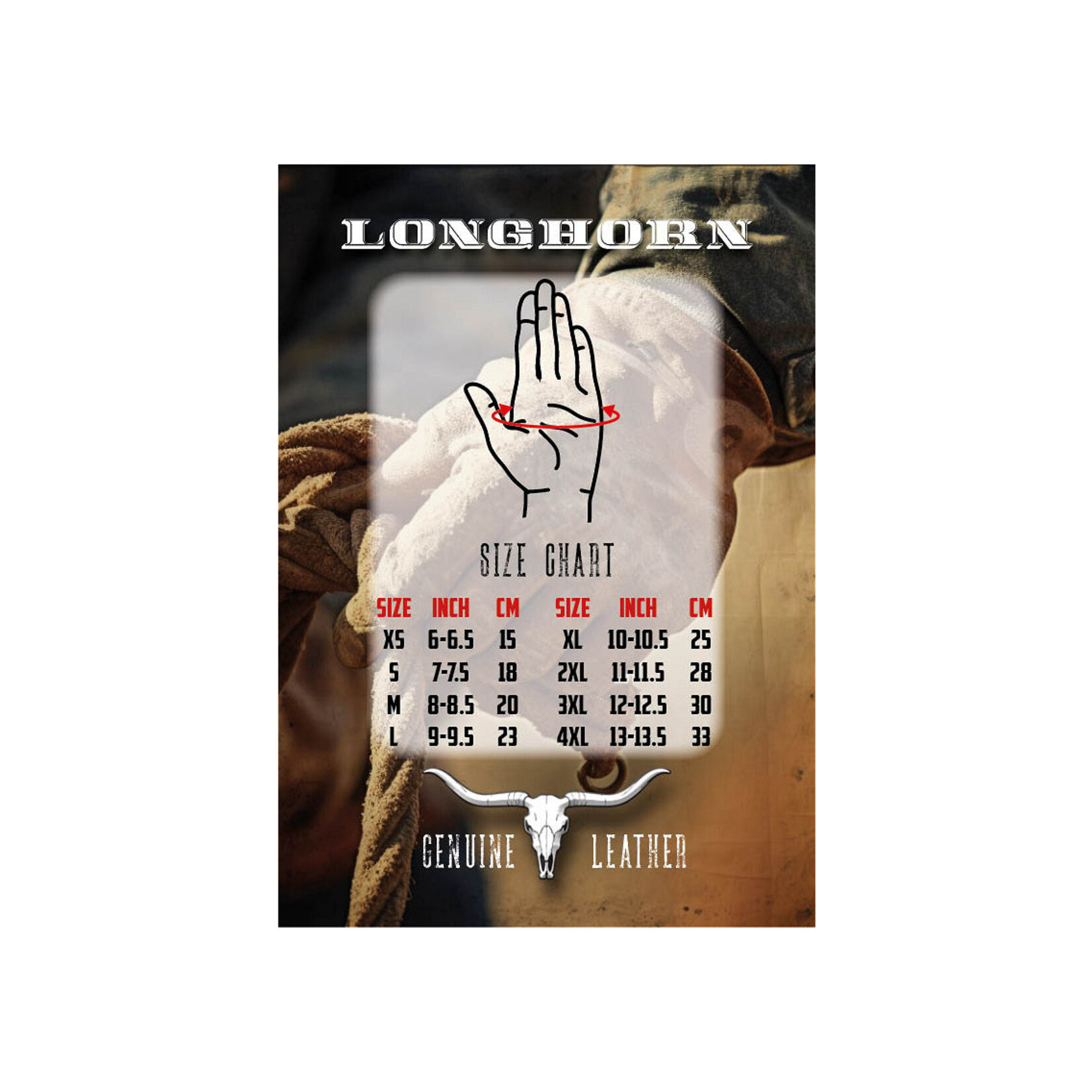 Lederen handschoen | Zwart