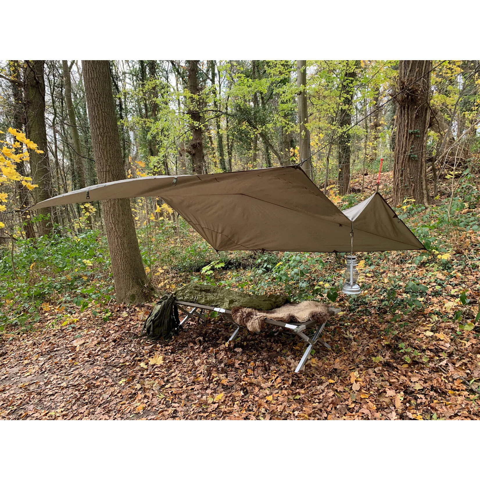 Leichtes Tarp | 3x3 |  Coyote brown