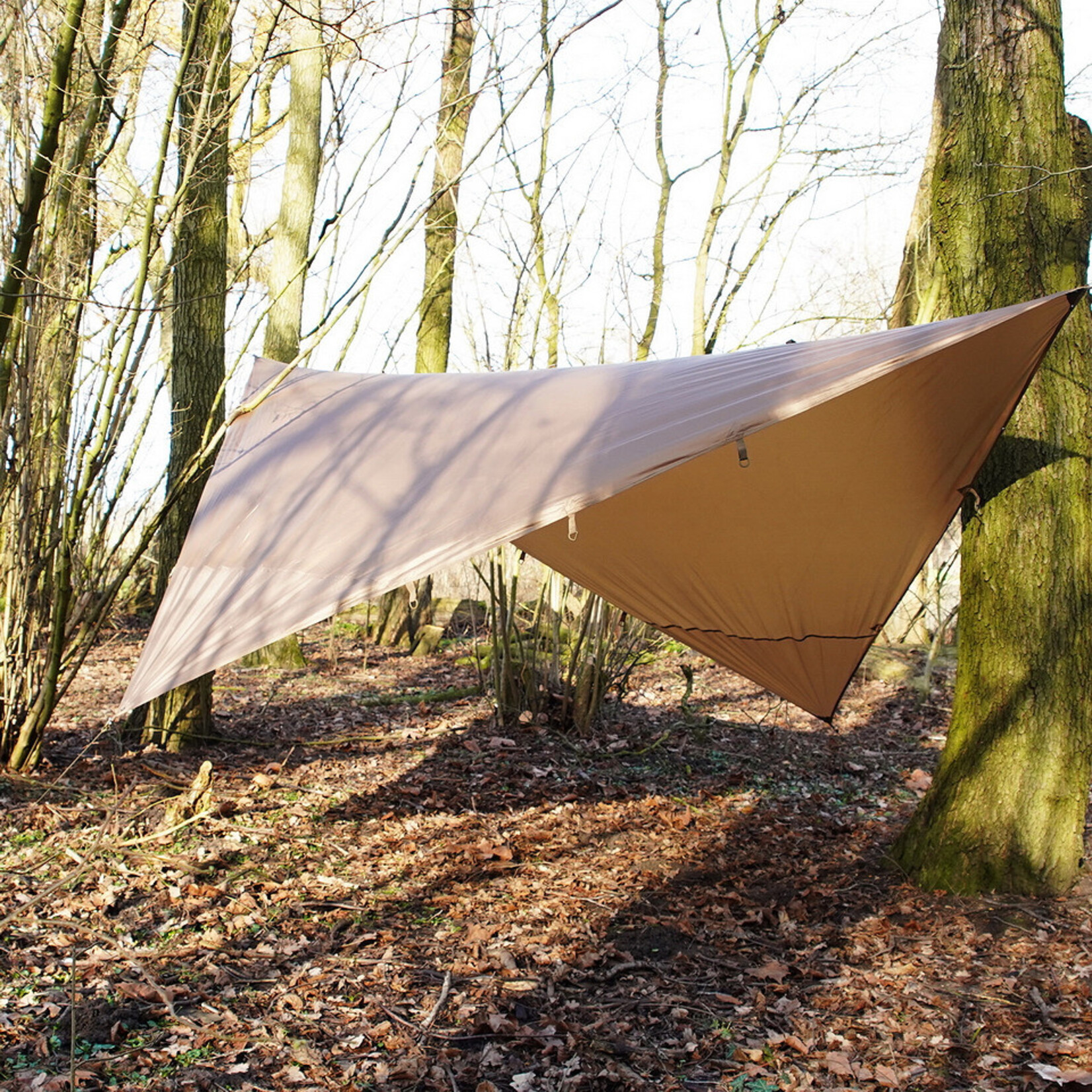 Licht gewicht Tarp | 3x3 |  Coyote brown