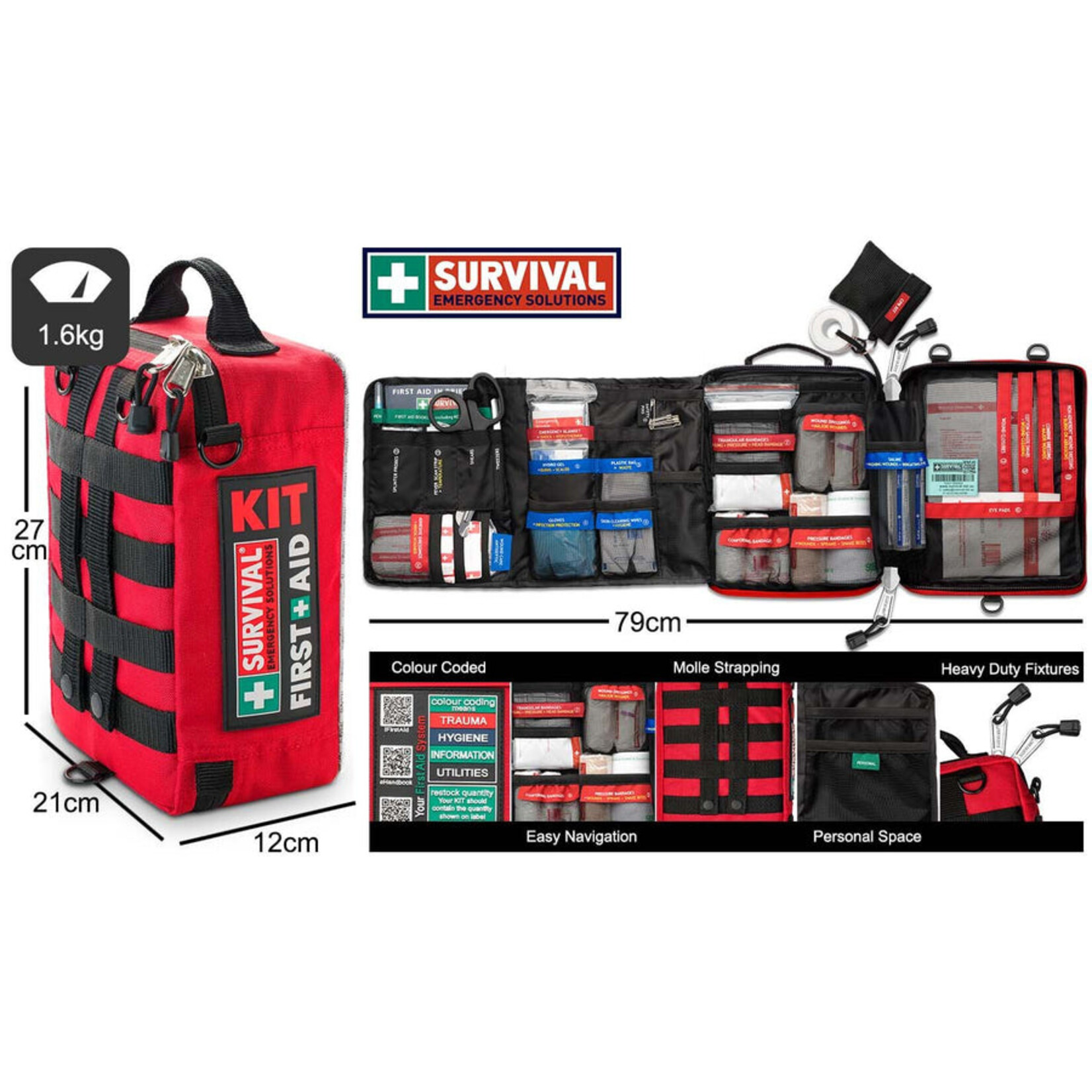 SURVIVAL Workplace/Family First Aid Kit