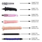 Auxfun® Auxfun® Basic Sexmachine - Pakket Mateo Met Dildo’s en Accessoires