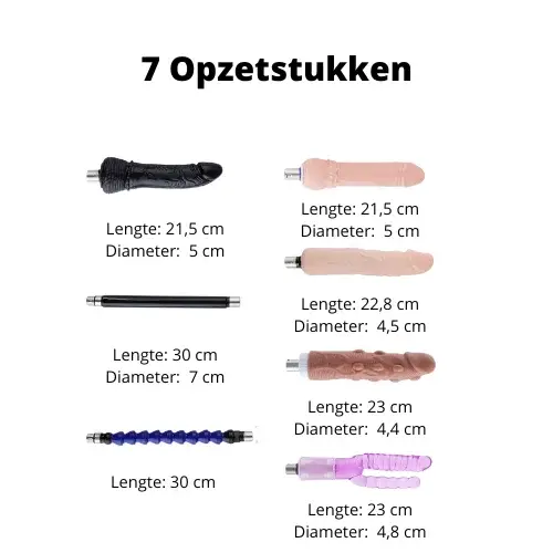 Auxfun® Auxfun® Basic Sexmachine Pakket Brooklyn Voor hem en haar