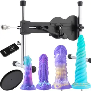 Auxfun® Ukelele Seksmachine – 4 Fantasy Dildo’s, Zuignap & Draadloze Bediening