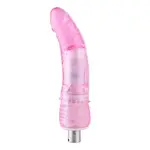 Auxfun® Anale roze Dildo met kromming 3XLR Connector  voor Auxfun Basic Seksmachine