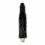 Auxfun® Zwarte Dildo 17 CM met 3XLR Connector  voor Auxfun Basic Seksmachine