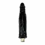 Auxfun® Zwarte Dildo 17 CM met 3XLR Connector  voor Auxfun Basic Seksmachine