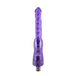 Auxfun® Dubbele geribbelde 3XLR dildo voor  voor Auxfun Basic Seksmachine 23 cm