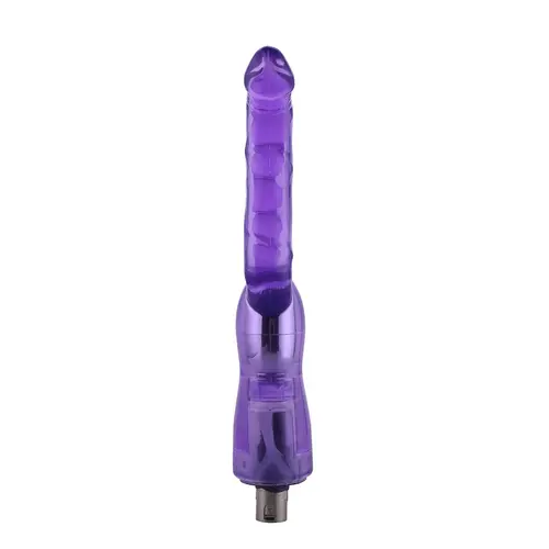 Auxfun® Dubbele geribbelde 3XLR dildo voor  voor Auxfun Basic Seksmachine 23 cm