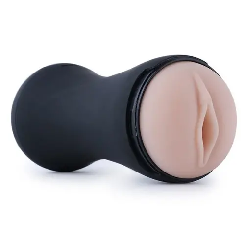 QAC Pocket Pussy voor de QAC Seksmachines Kunstvagina met Vibratie! Zwart