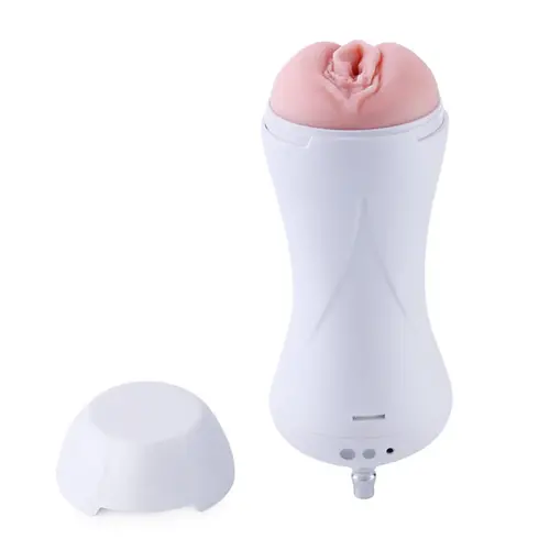 QAC Pocket Pussy voor de QAC Seksmachines Kunstvagina met Vibratie! Zwart