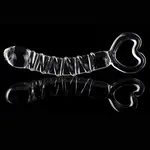 Auxfun® Luxe Glazen Dildo met Handvat voor Intense Stimulatie - 21 cm - Spiraalvormige Structuur &.