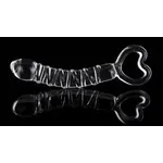 Auxfun® Luxe Glazen Dildo met Handvat voor Intense Stimulatie - 21 cm - Spiraalvormige Structuur &.