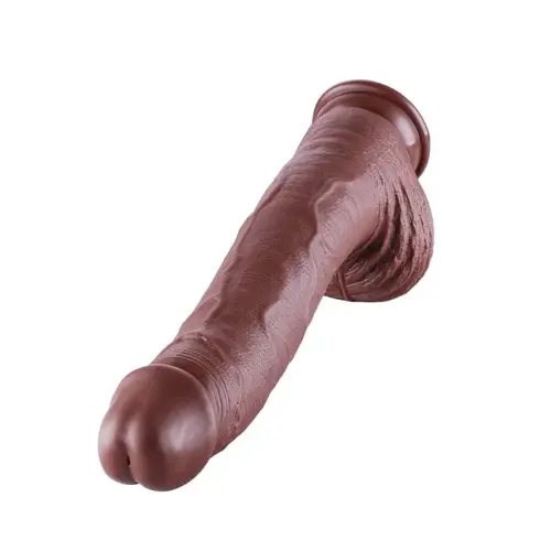 Hismith® BrownZilla Mega XXL Zuignap Dildo 31 cm voor Handsfree Genot & Extreme Stimulatie - Realistisch.