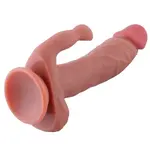 Hismith® Siliconen Zuignap Rabbit Dildo 21 cm - Intens Plezier met Realistisch Design en Clitoris Stimulator.