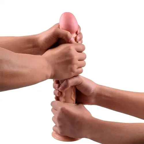 Hismith® Mega Dildo XXL 34 cm voor Diepgaand Plezier - Realistisch Design met Sterke Zuignap voor Handsfree.