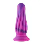 Hismith® Hismith Zuignap Dildo Melon 25 cm - Flexibele Anale Dildo van 100% Premium Siliconen met Geribbelde.