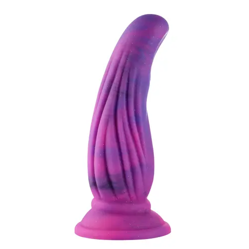 Hismith® Hismith Zuignap Dildo Melon 25 cm - Flexibele Anale Dildo van 100% Premium Siliconen met Geribbelde.