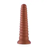 Hismith® XXL Anale Tower Geribbelde Zuignap Dildo van 26 cm - Intense Stimulatie, 100% Premium Siliconen -.