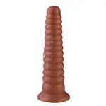 Hismith® XXL Anale Tower Geribbelde Zuignap Dildo van 26 cm - Intense Stimulatie, 100% Premium Siliconen -.
