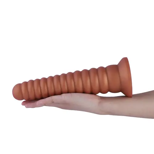 Hismith® XXL Anale Tower Geribbelde Zuignap Dildo van 26 cm - Intense Stimulatie, 100% Premium Siliconen -.