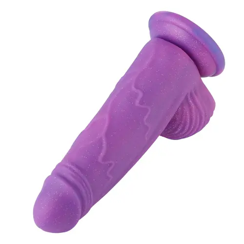 Hismith® Fantasy Dildo Paars Zuignap 26 cm - Realistische 26 cm Dildo van Siliconen met Zuignap