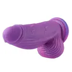 Hismith® Fantasy Dildo Paars Zuignap 26 cm - Realistische 26 cm Dildo van Siliconen met Zuignap