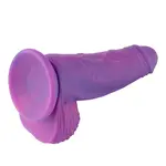 Hismith® Fantasy Dildo Paars Zuignap 26 cm - Realistische 26 cm Dildo van Siliconen met Zuignap