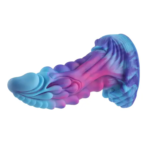 Wildolo® Vibrerende Dildo Met Zuignap en App - Realistische 21 cm Blauwe Siliconen Dildo met 10.