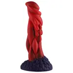 Wildolo® Wildolo Fantasy Zuignap Dildo Nesbu 21 cm Rood - Realistische Dildo met Vibratie & Sterke Zuignap.