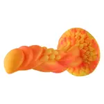 Wildolo® Wildolo Fantasy Zuignap Dildo Oranje 21 cm - Realistische Vibrerende Dildo van Premium Siliconen.