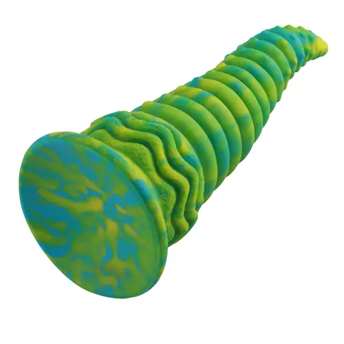 Wildolo® Anale Zuignap Fantasy Dildo van Premium Siliconen - Glow in the Dark, Realistisch Design, 24 cm,.