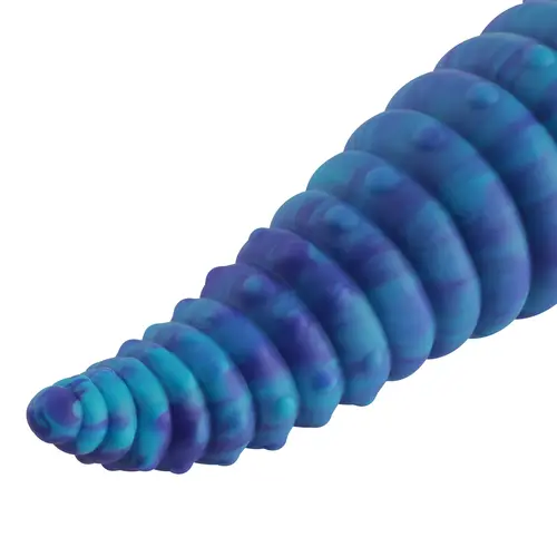 Wildolo® Wildolo Anale Spiral Fantasy Zuignap Dildo 24 cm Blauw - Realistische Glow in the Dark Dildo van.