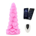 Wildolo® Wildolo Fantasy Dildo met Zuignap en Vibratie - Glow in the Dark - 21 cm - 10 Vibratiestanden - Met.
