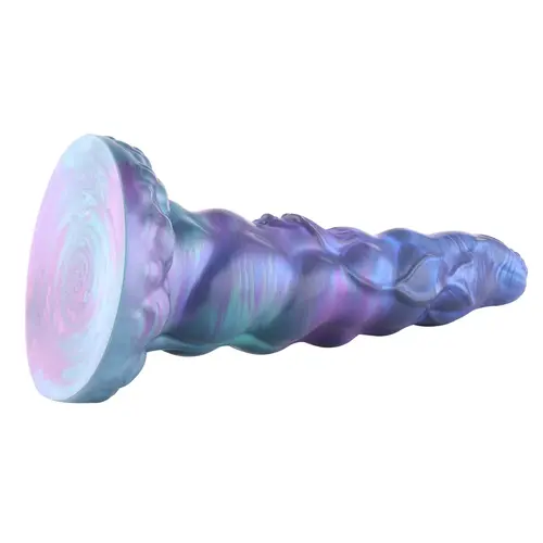 Wildolo® Dragonite Zuignap Dildo 26 cm - Realistisch en Vibrerend - Sterke Zuignap - 100% Premium Siliconen.