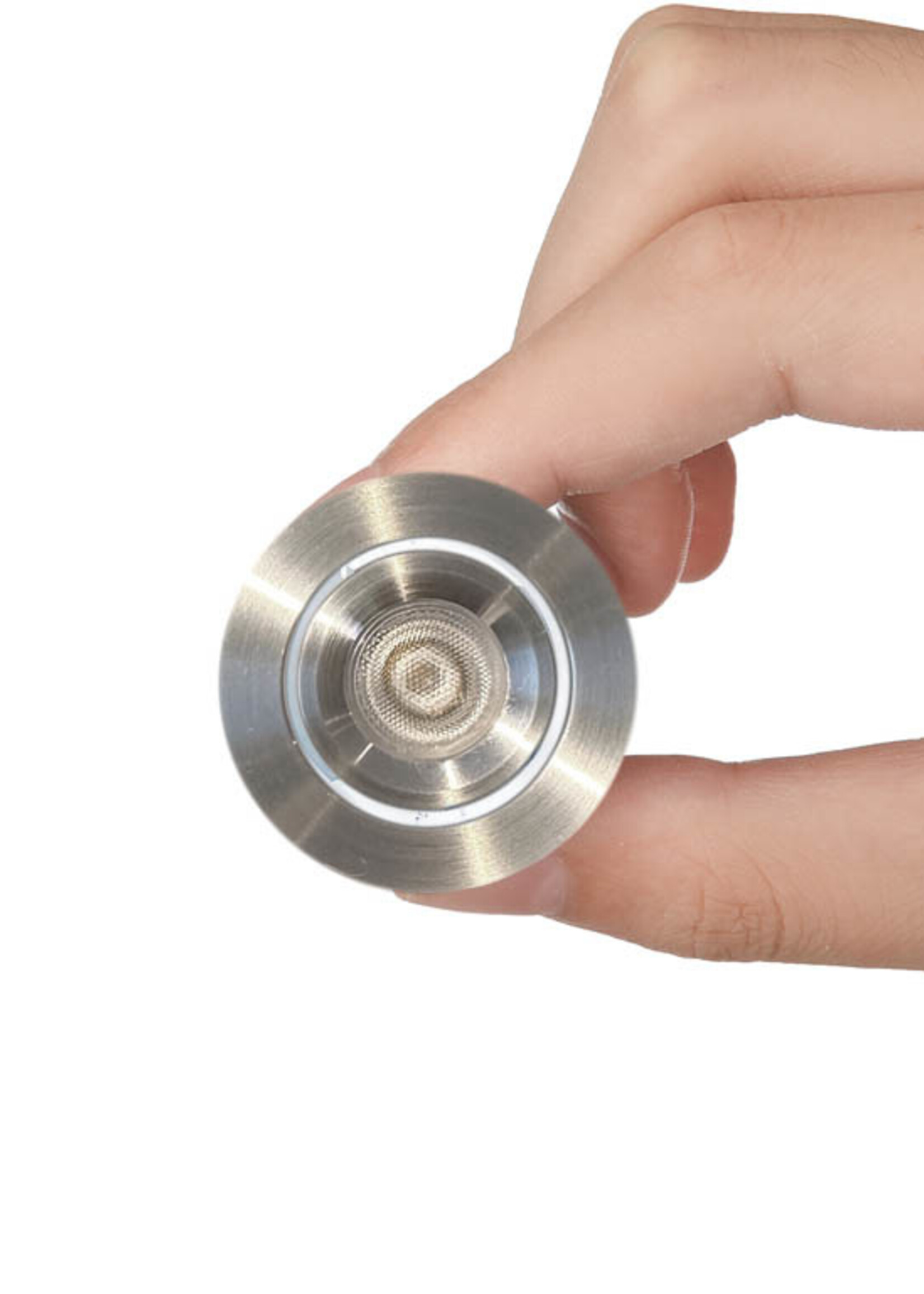 Dimbare mini inbouwLEDspot, warm wit, 1x3W Kantelbaar IP44