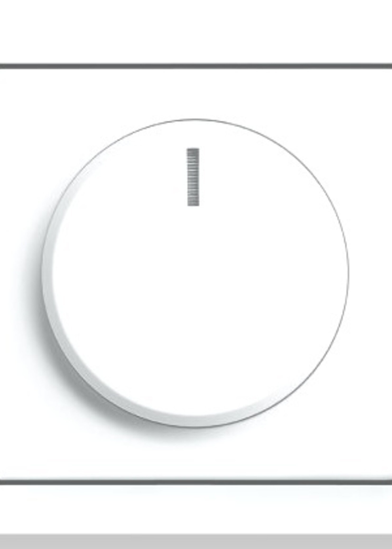 Busch - Jaeger Afdekplaat, knop Future Lineair Wit [5129373]