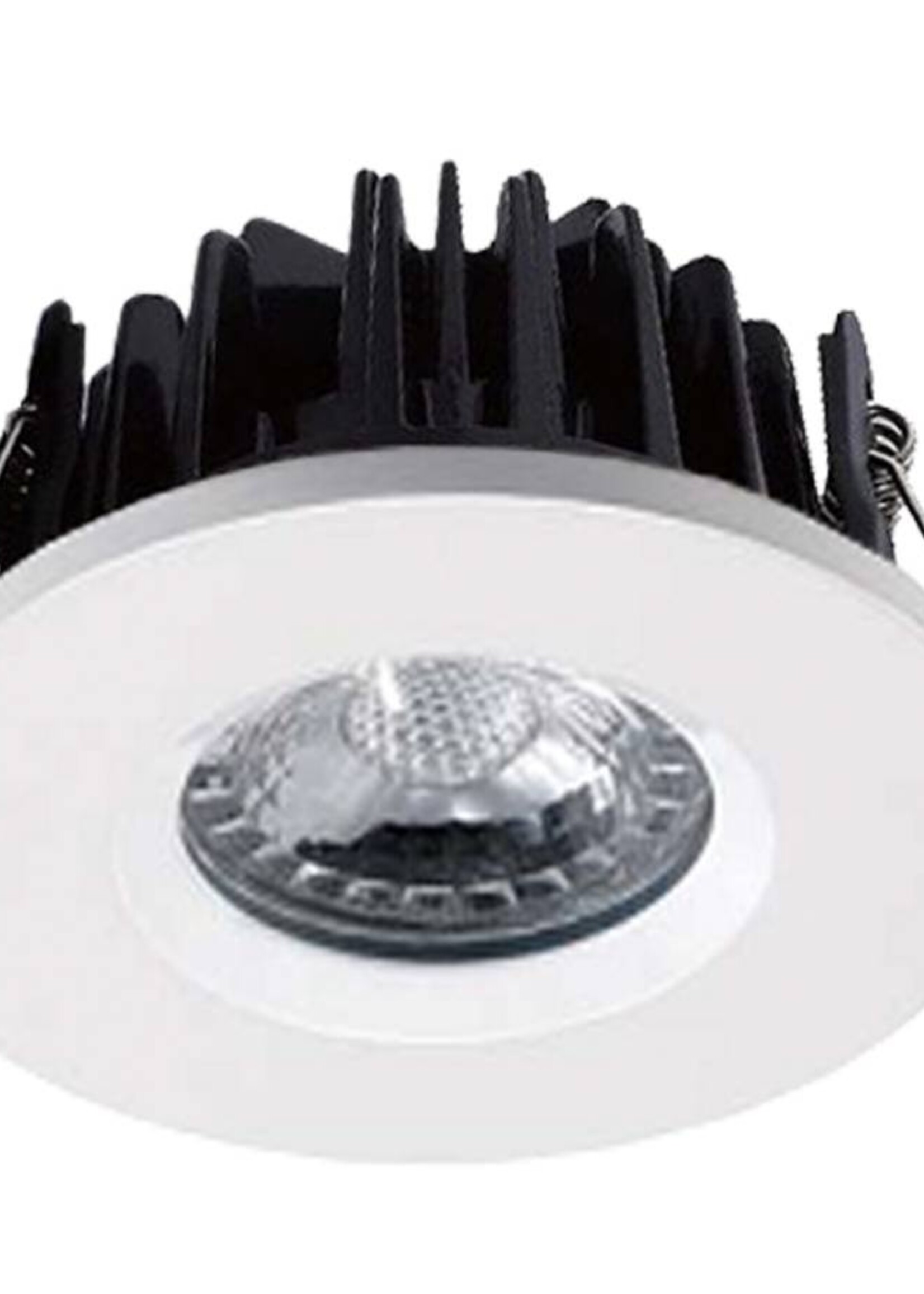 Witte badkamer Inbouwspot LED Kreta 8W, dimbaar (IP65)