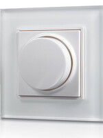 Led druk-draaiknop dimmer, draadloos.