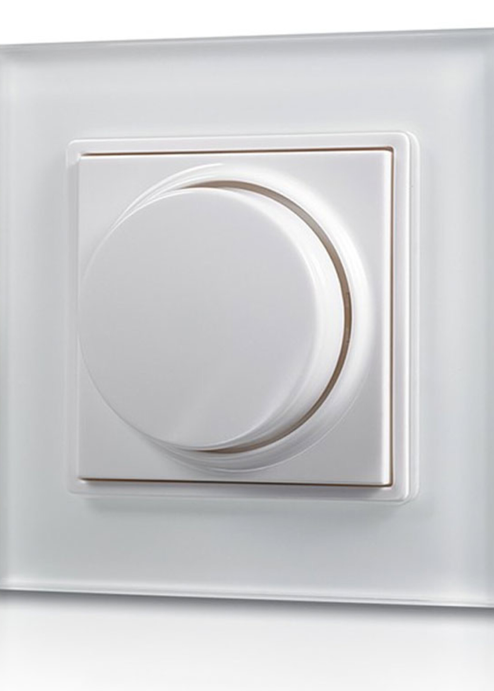 Led druk-draaiknop dimmer, draadloos.