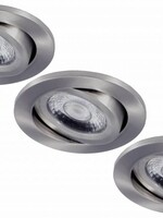 3 stuks kleine LED inbouwspot Londen 6W, dimbaar