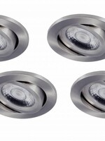4 stuks kleine LED inbouwspot Londen 6W, dimbaar