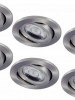 6 stuks kleine LED inbouwspot Londen 6W, dimbaar