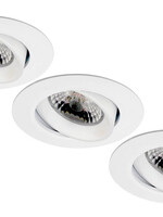 Set van 3 stuks Inbouw LEDspot Parijs,  8 Watt