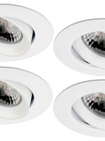 Set van 4 stuks Inbouw LEDspot Parijs,  8 Watt