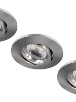 Set van 3 stuks Inbouw LEDspot Parijs,  8 Watt