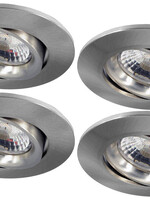 Set van 4 stuks Inbouw LEDspot Parijs,  8 Watt